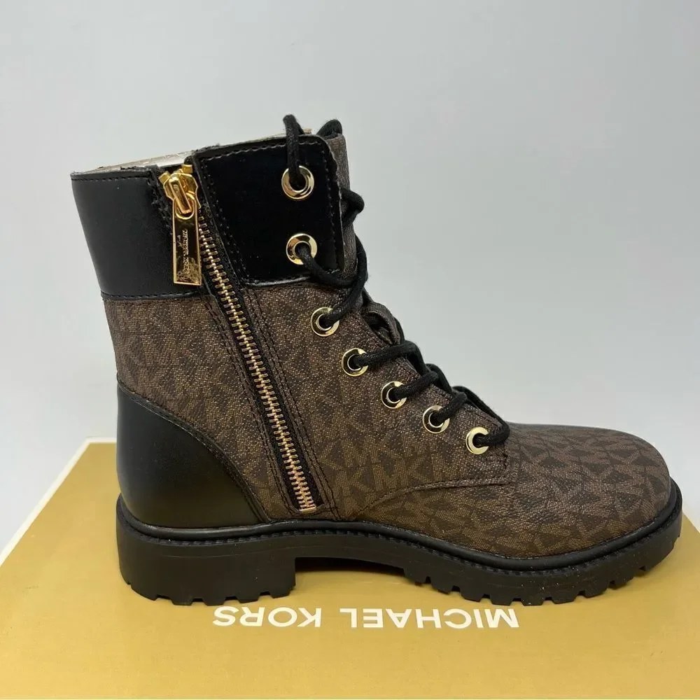 Michael  Kors Alistair Combat Boots Size 5